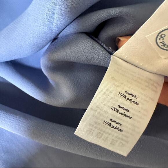 We Wore What Size 2 Silky Blue Cowl Midi Dress Party Club Bridesmaid Wedding - Picture 12 of 16